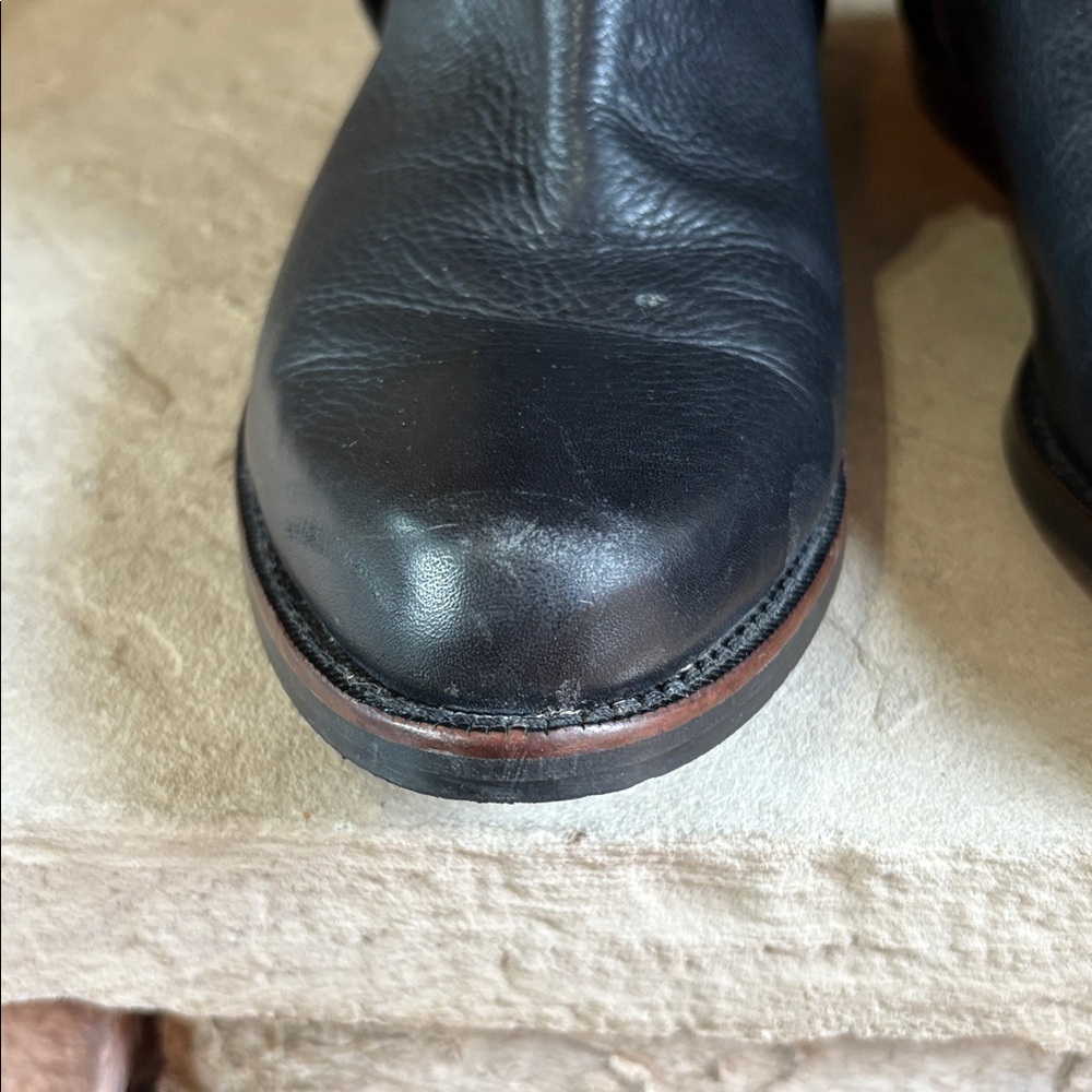 Franco Sarto sz 10 Larriat artisan collection black leather western tall boots - Picture 6 of 16